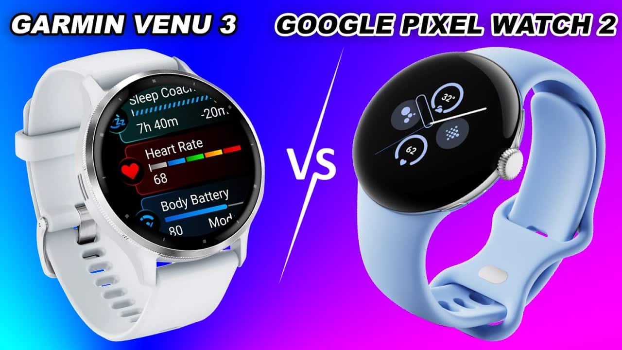 Garmin Venu 3 vs Google Pixel Watch 2