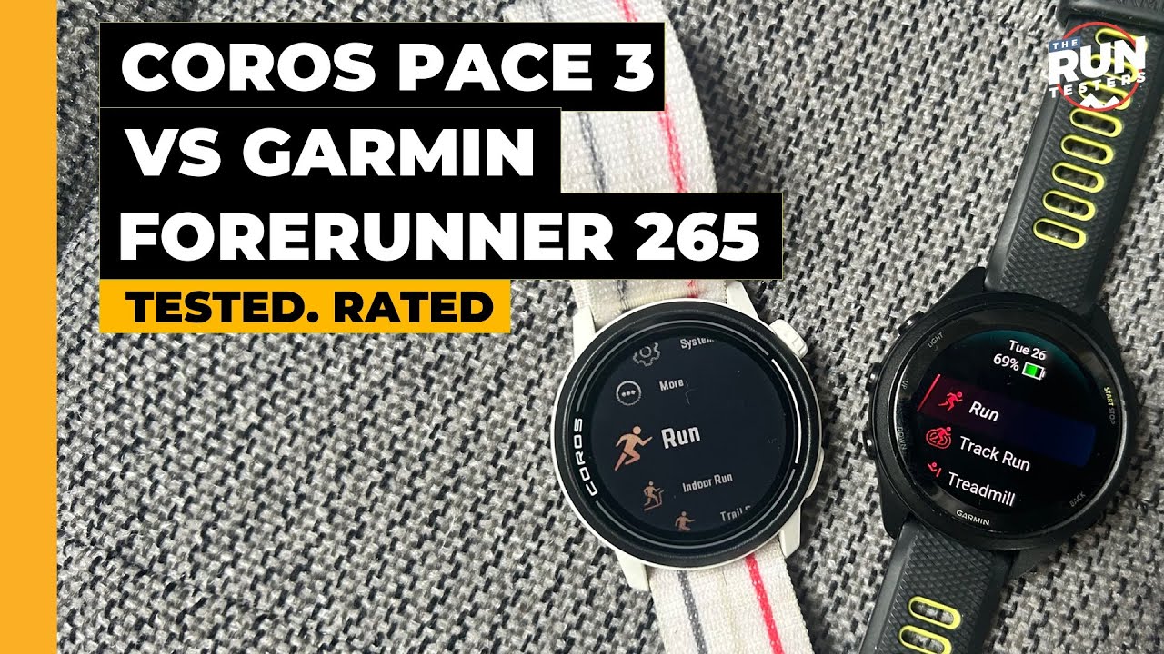 Garmin Forerunner 265 vs COROS Pace 3